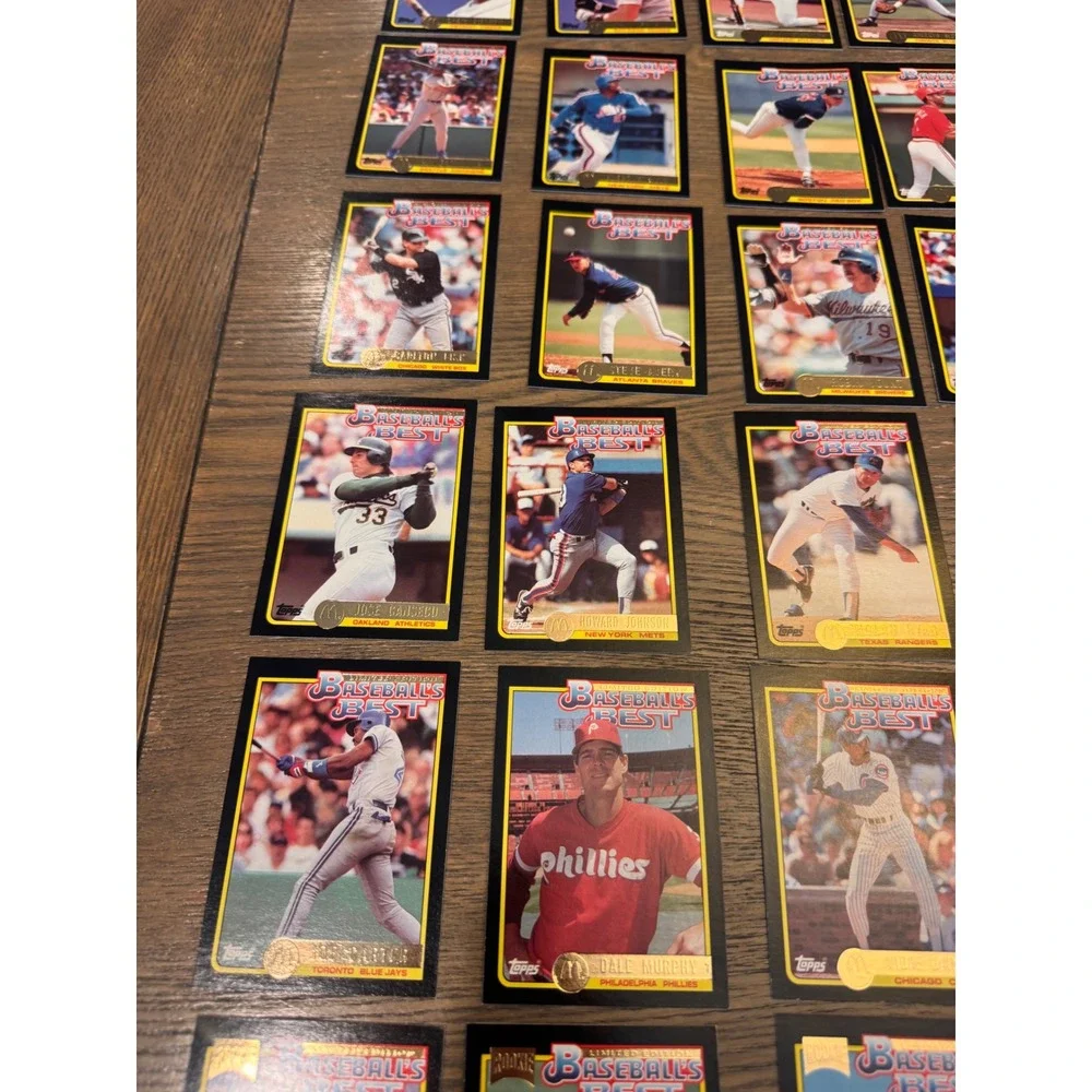 1992 Topps McDonald's Baseball's Best Complete 44 Card Set Barry Bonds Ripken